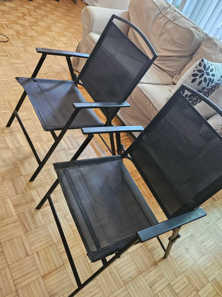 Outdoor Folding Chairs - Set of 2 thumbnail