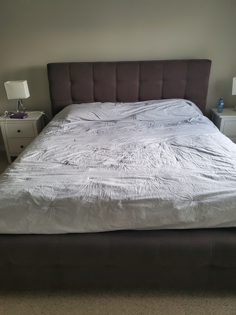 Queen Size Bed Frame with Headboard