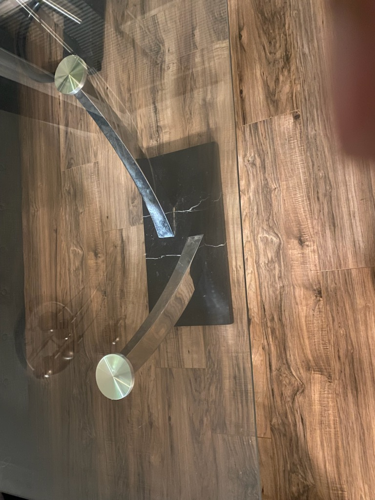 Modern Marble Glass Coffee Table - photo 4