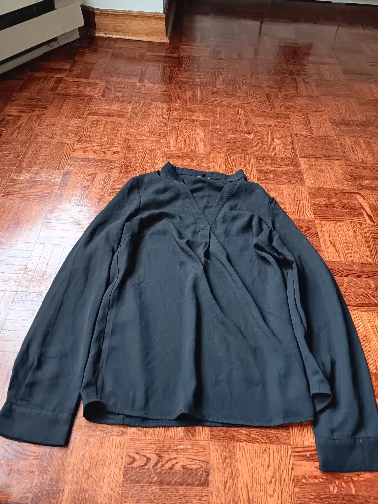 Black Long Sleeve Blouse thumbnail