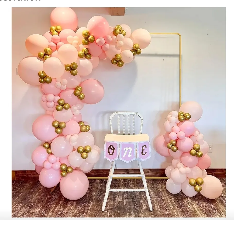 Wedding Arch, Gold Square Backdrop for Party image indicator(3)