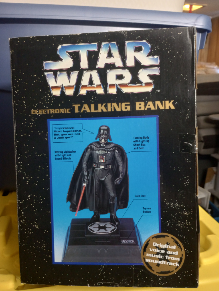 Star Wars Darth Vader Electronic Talking Bank - photo 2