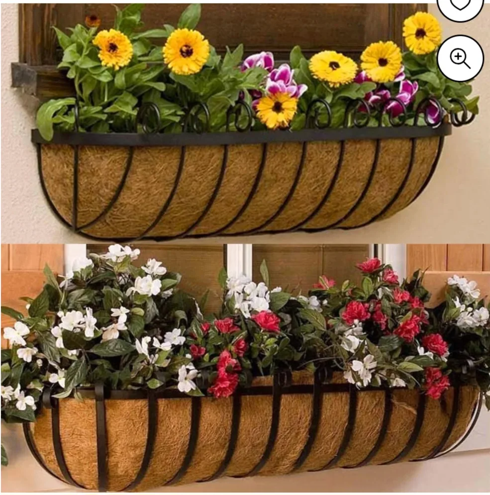 Set of 3 Decorative Metal Planter Baskets image indicator(2)