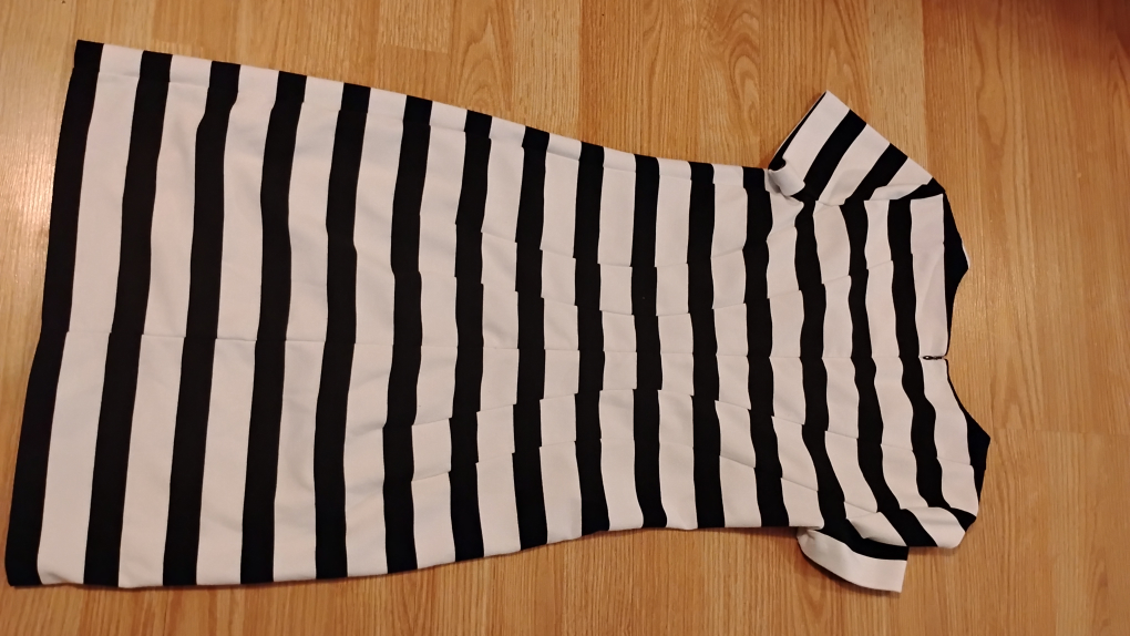Chic Black & White Striped Dress - photo 3