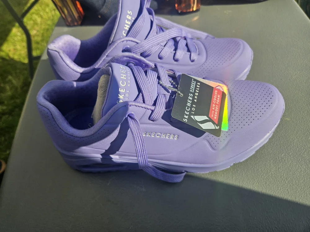 Skechers Purple Sneakers Size 8 thumbnail