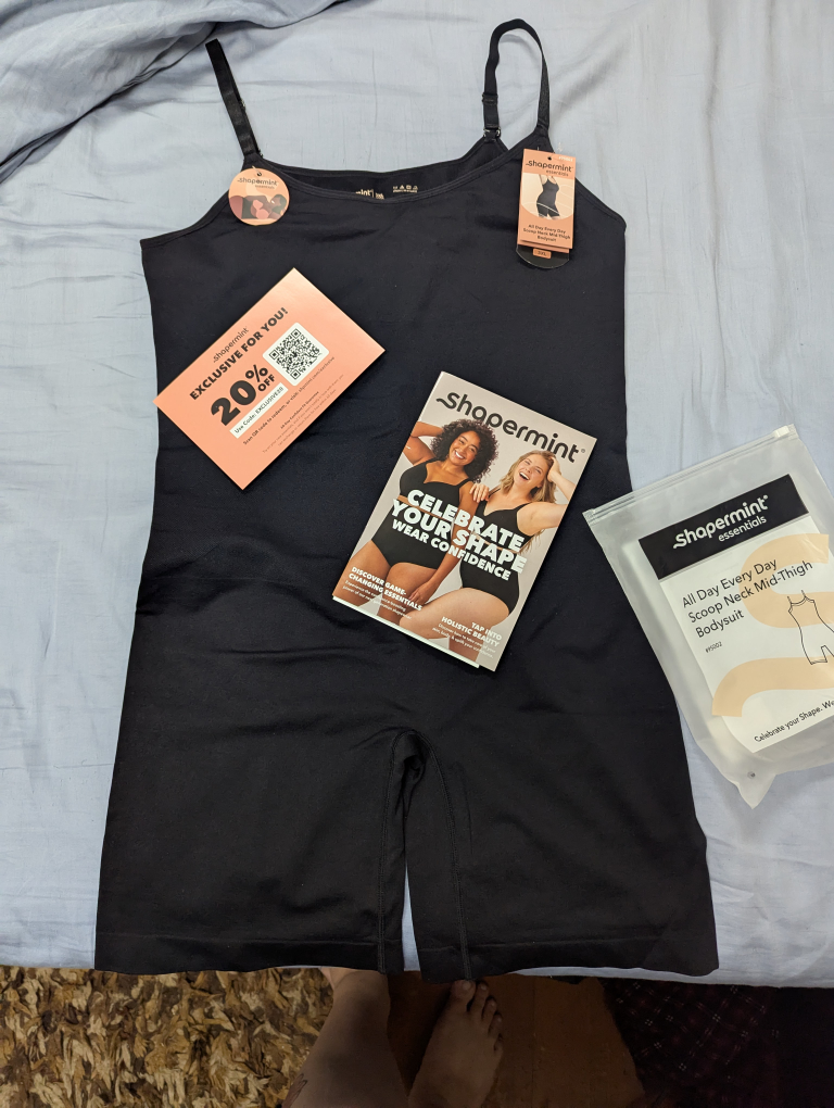 New Shapermint Essentials Bodysuit - 3XL
