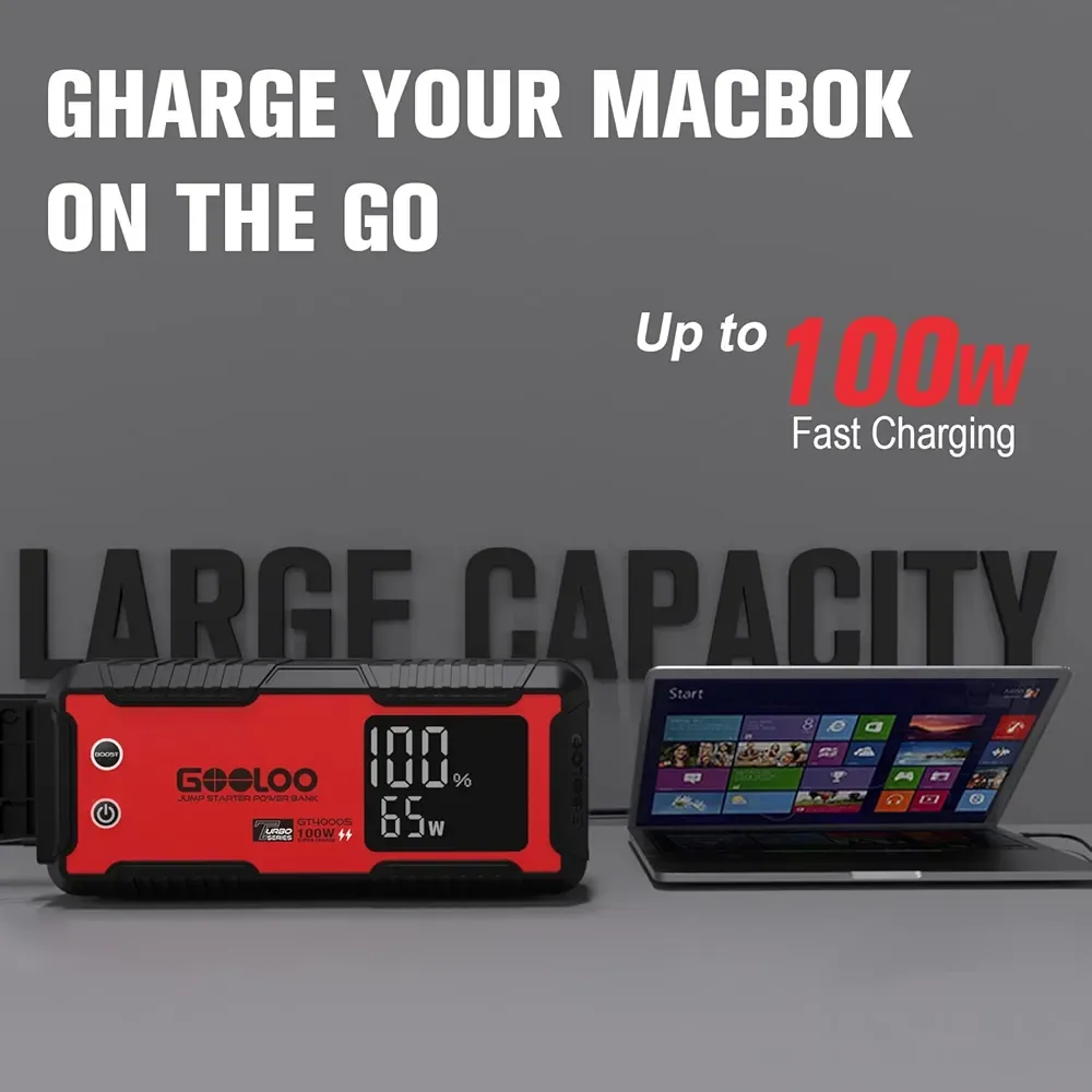 GooLOO Jump Starter and Power Bank image indicator(4)