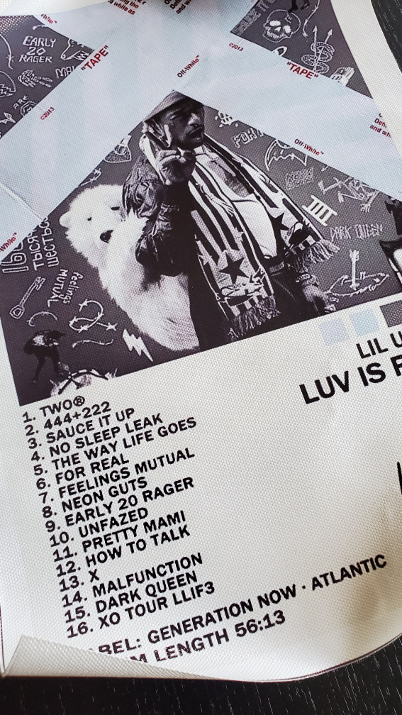 Lil Uzi Vert Luv Is Rage 2 Canvas Poster - photo 2