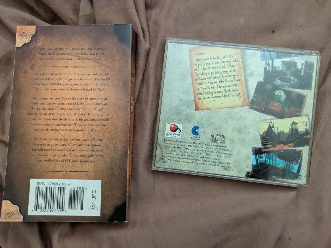 Myst Book and CD-ROM Combo thumbnail