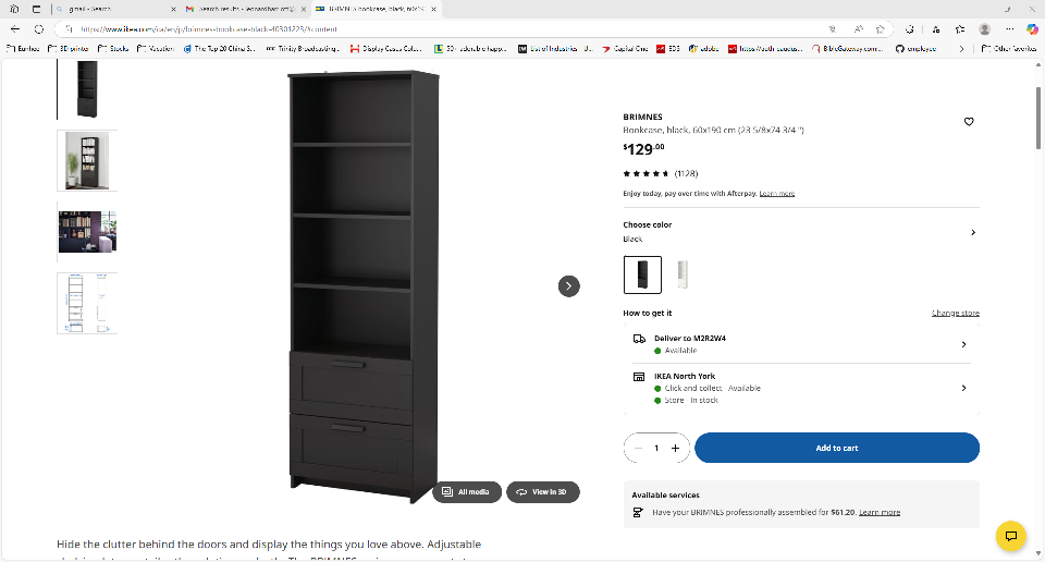 IKEA BRIMNES Bookcase