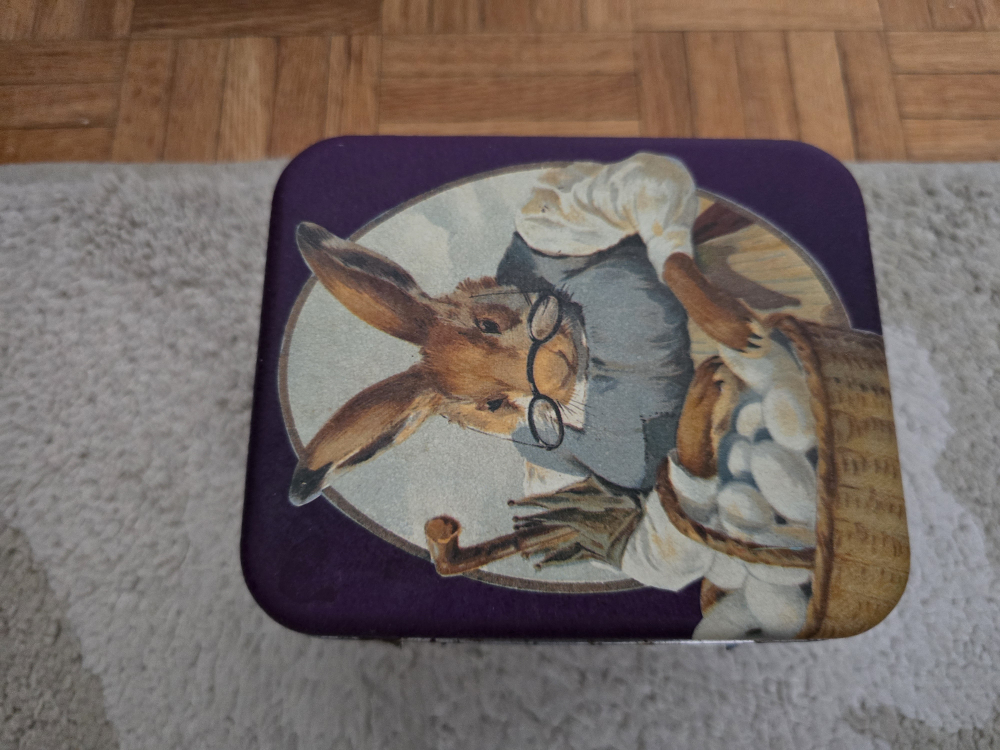 Vintage Easter Basket Tin Box - photo 5