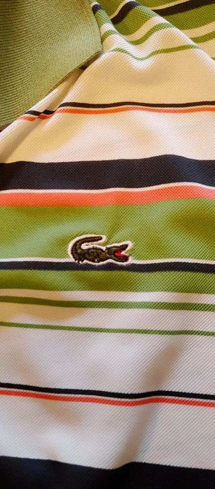 Lacoste Striped Polo Shirt - Size 6 image indicator(5)