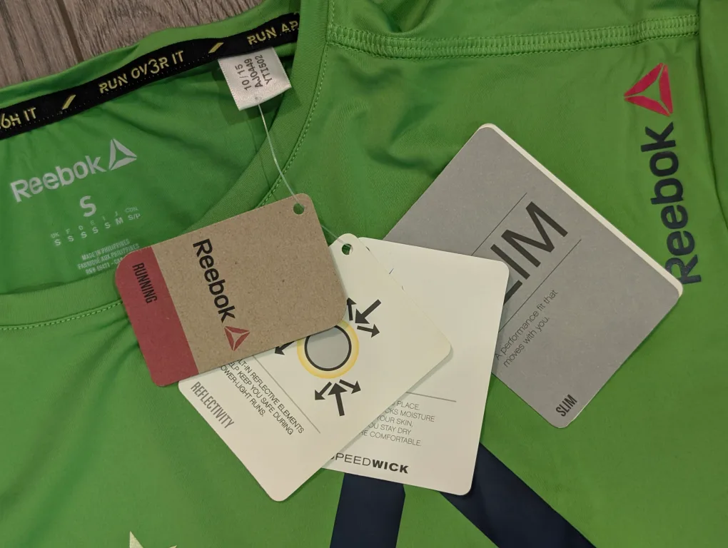 NWT - Men's Reebok One Series Green Running Shirt Size S image indicator(7)