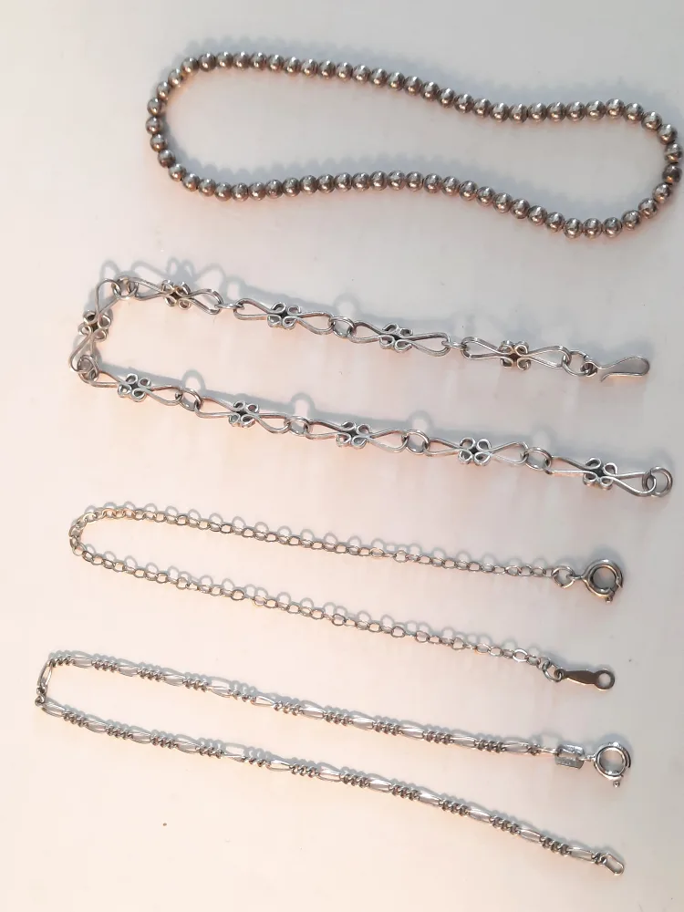 Set of Silver 925 Bracelets image indicator(3)