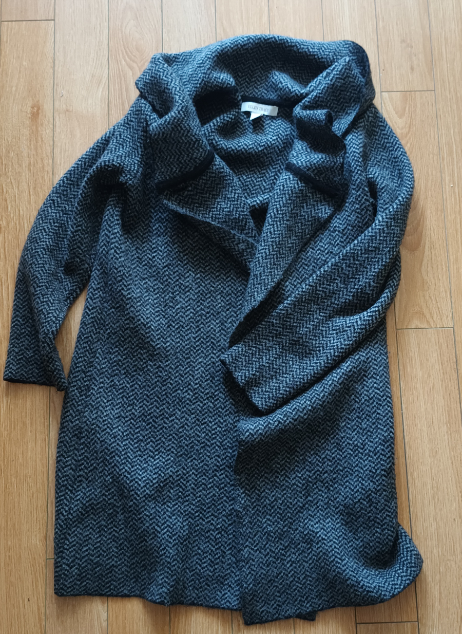 Dark Herringbone Coat