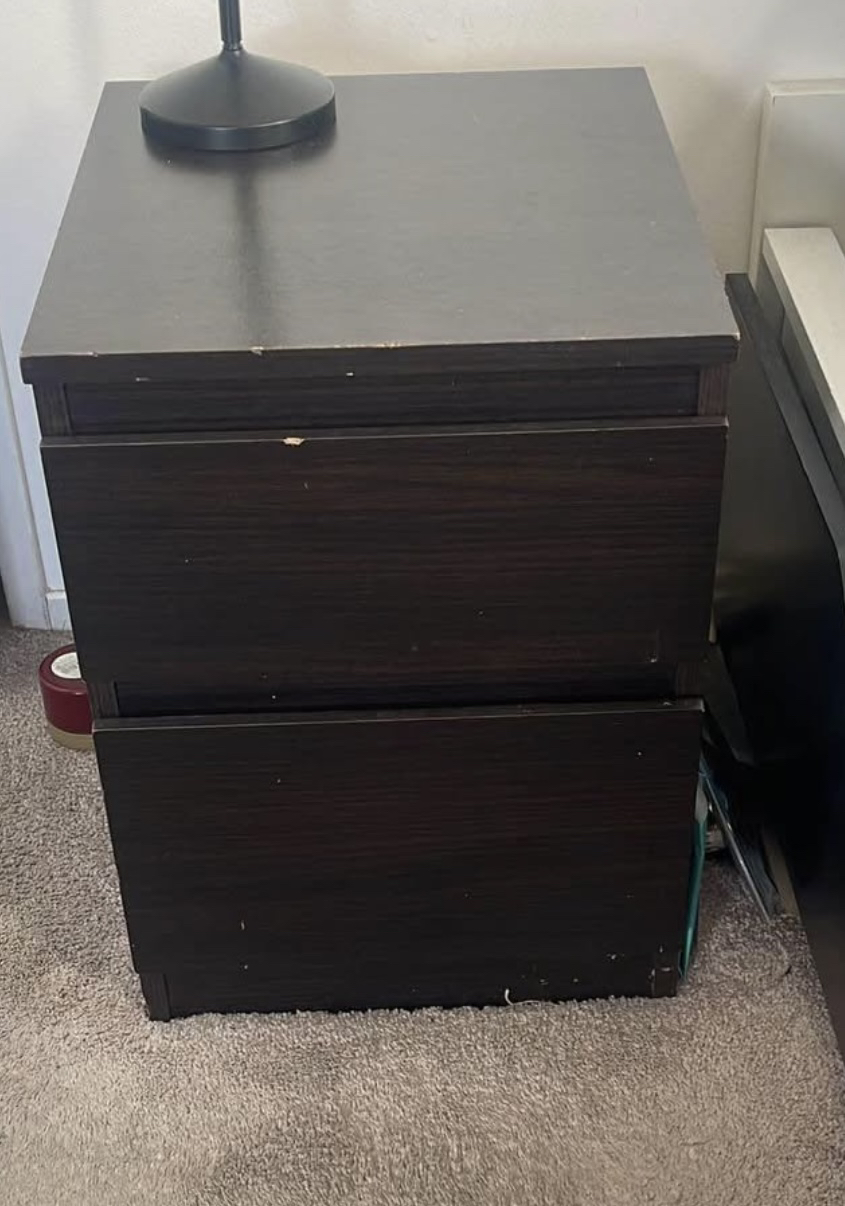 IKEA storage bed with side table - photo 2