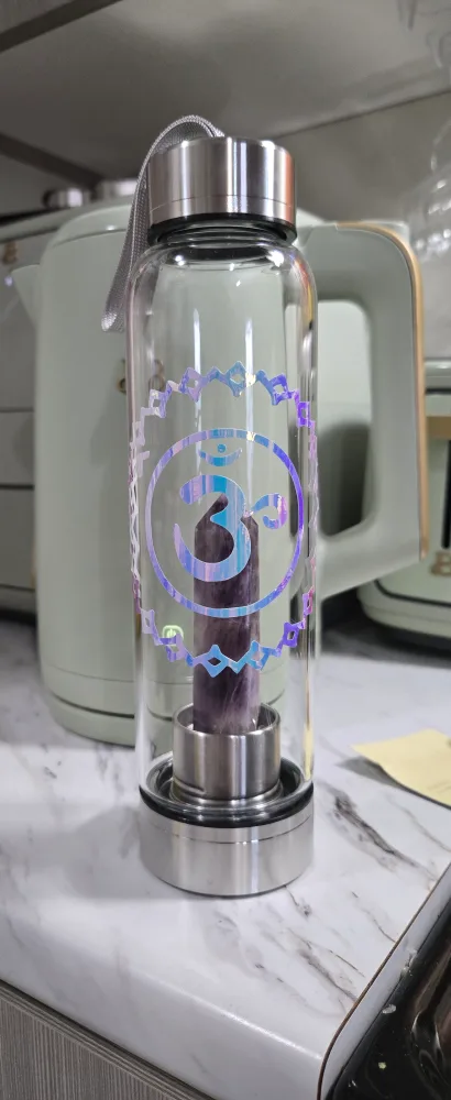 Amethyst Crystal Elixir Water Bottle thumbnail