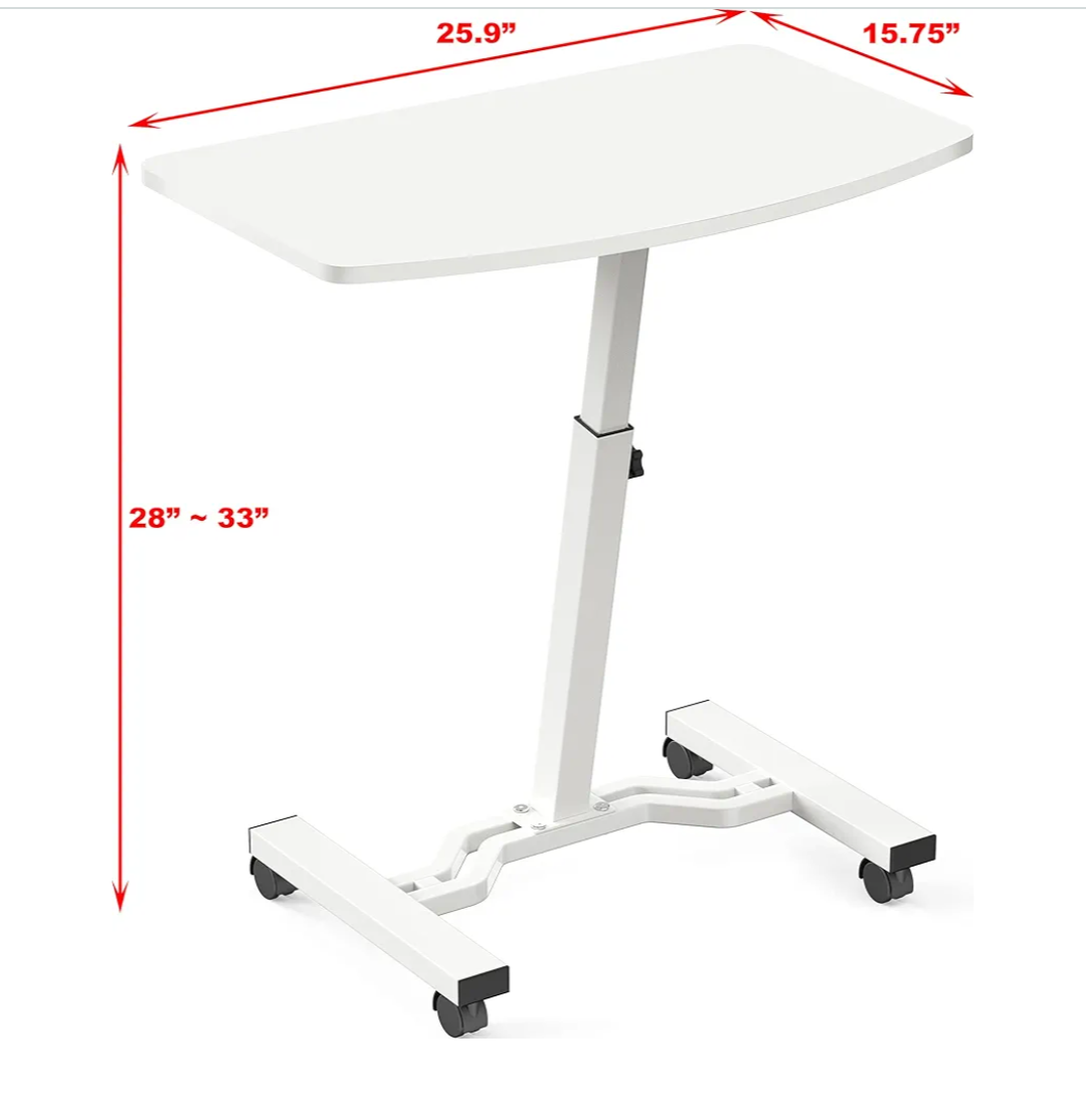 White Mobile Laptop Desk