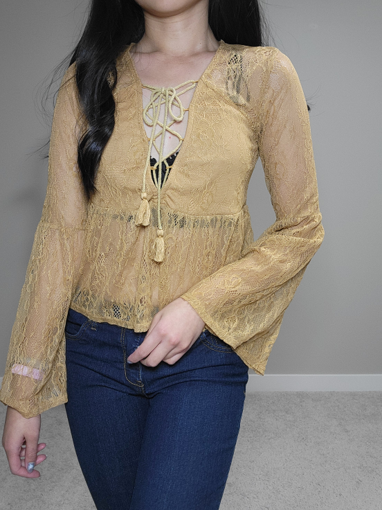 Forever 21 Lace Long Sleeve Top - photo 2