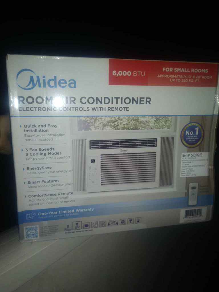 Midea Room Air Conditioner - Electronic Controls with Remote