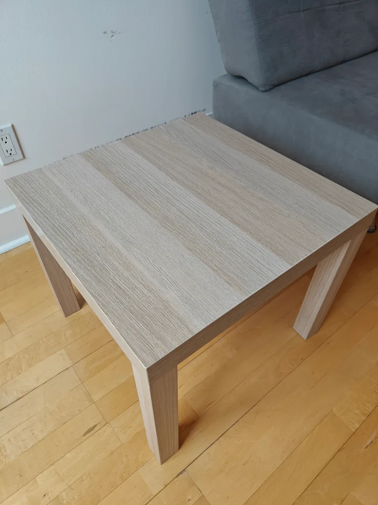 IKEA Light Wood Small Square Coffee Table image indicator(4)