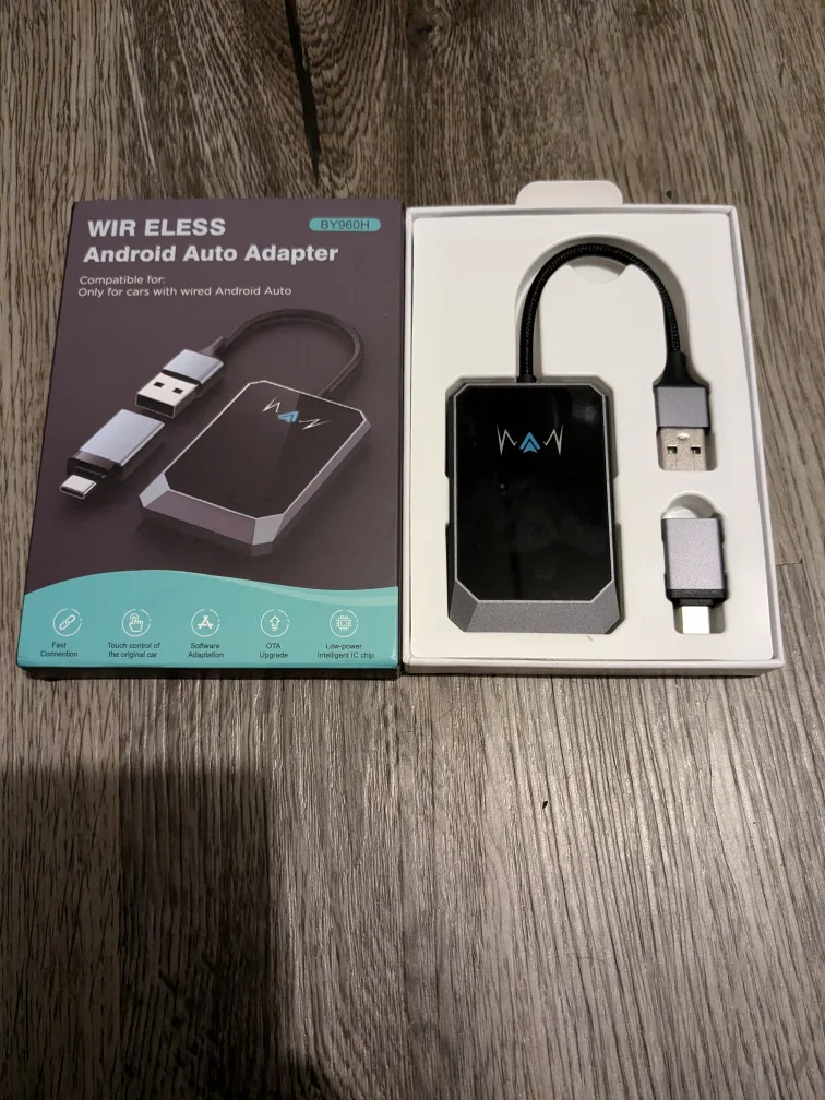 Wireless Android Auto Adapter BY960H - New! thumbnail