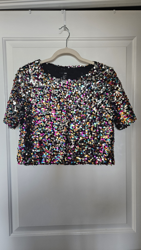 H&M Sequin Top - Size Small (4) - photo 4