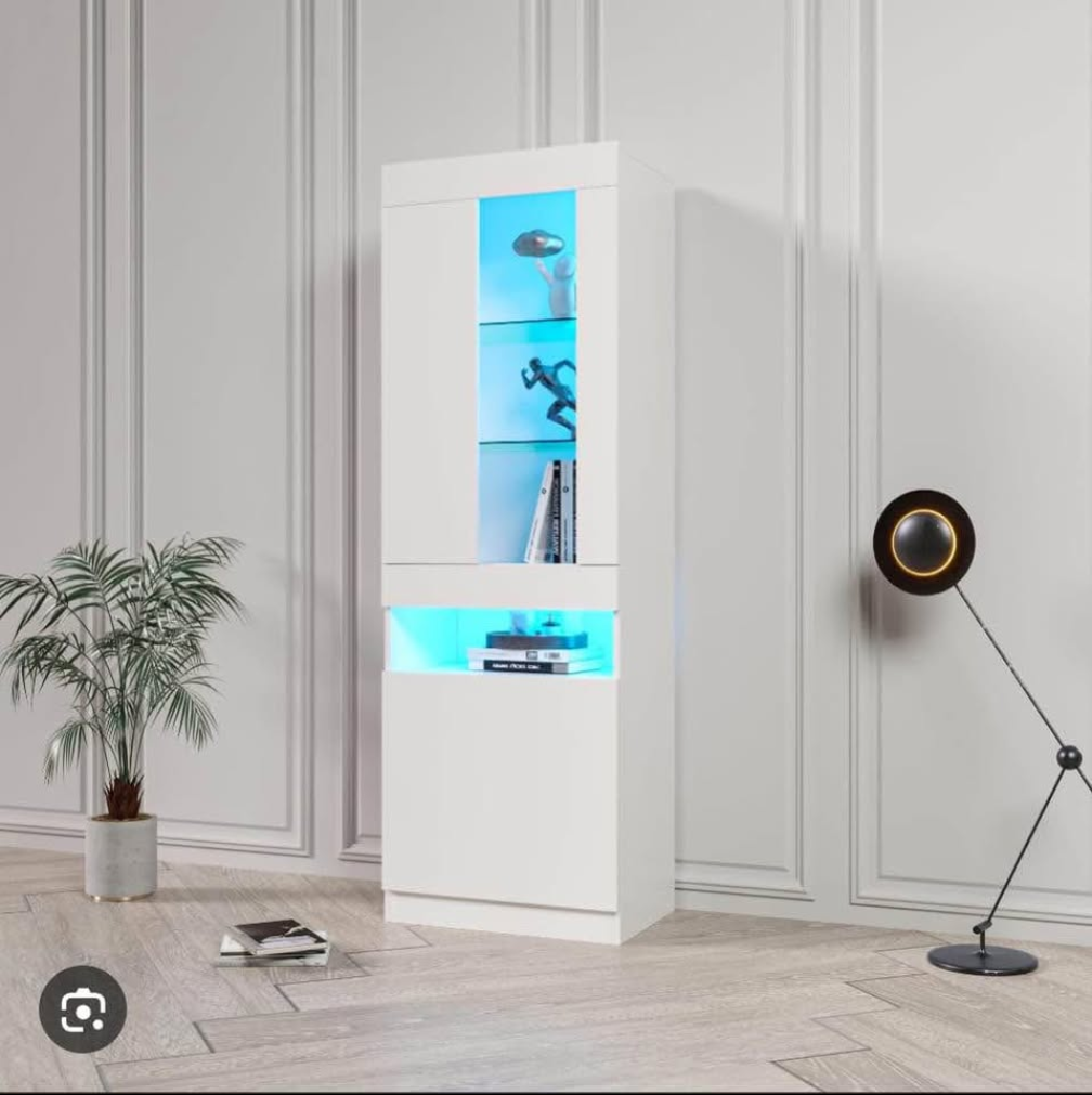 Modern Media Bookcase.