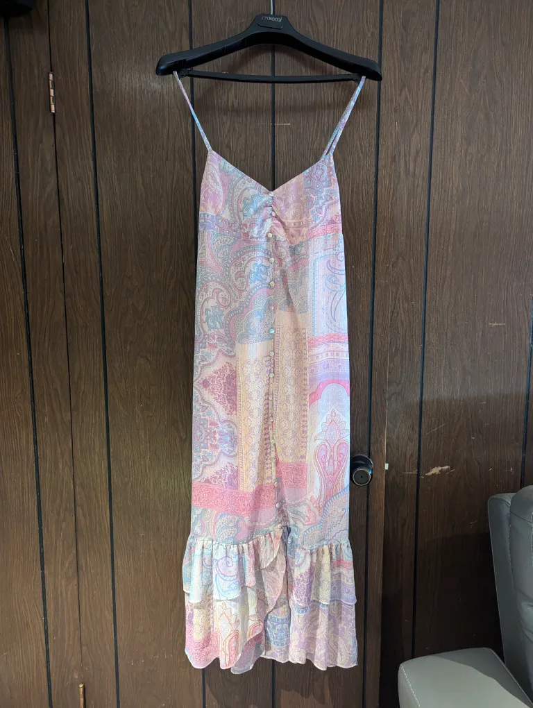 Zara Paisley Print Maxi Dress - Size M image indicator(2)