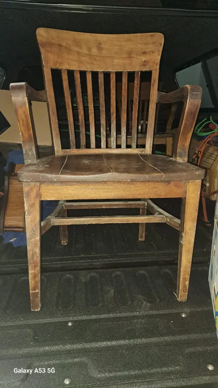 LAST weekend!! Vintage Wood Chairs image indicator(2)