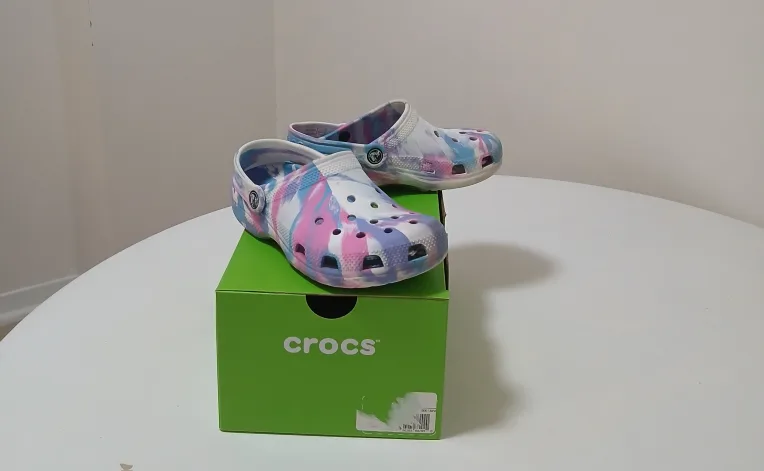 Crocs Tie-Dye Clogs - With Box size 3 thumbnail