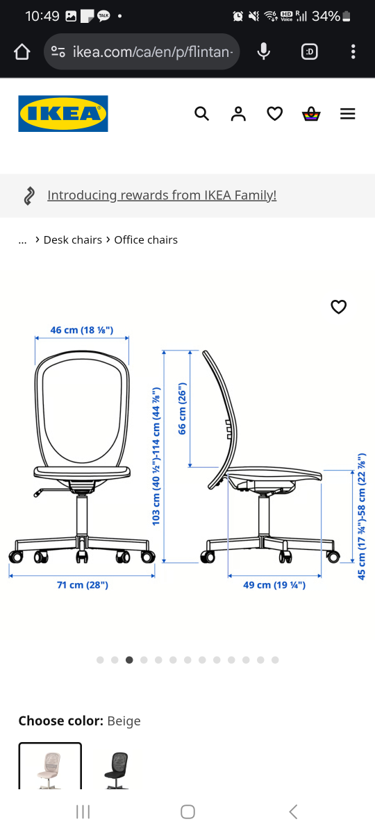 IKEA FLINTAN Office Chair + Corrective Auxiliary Chair - photo 4