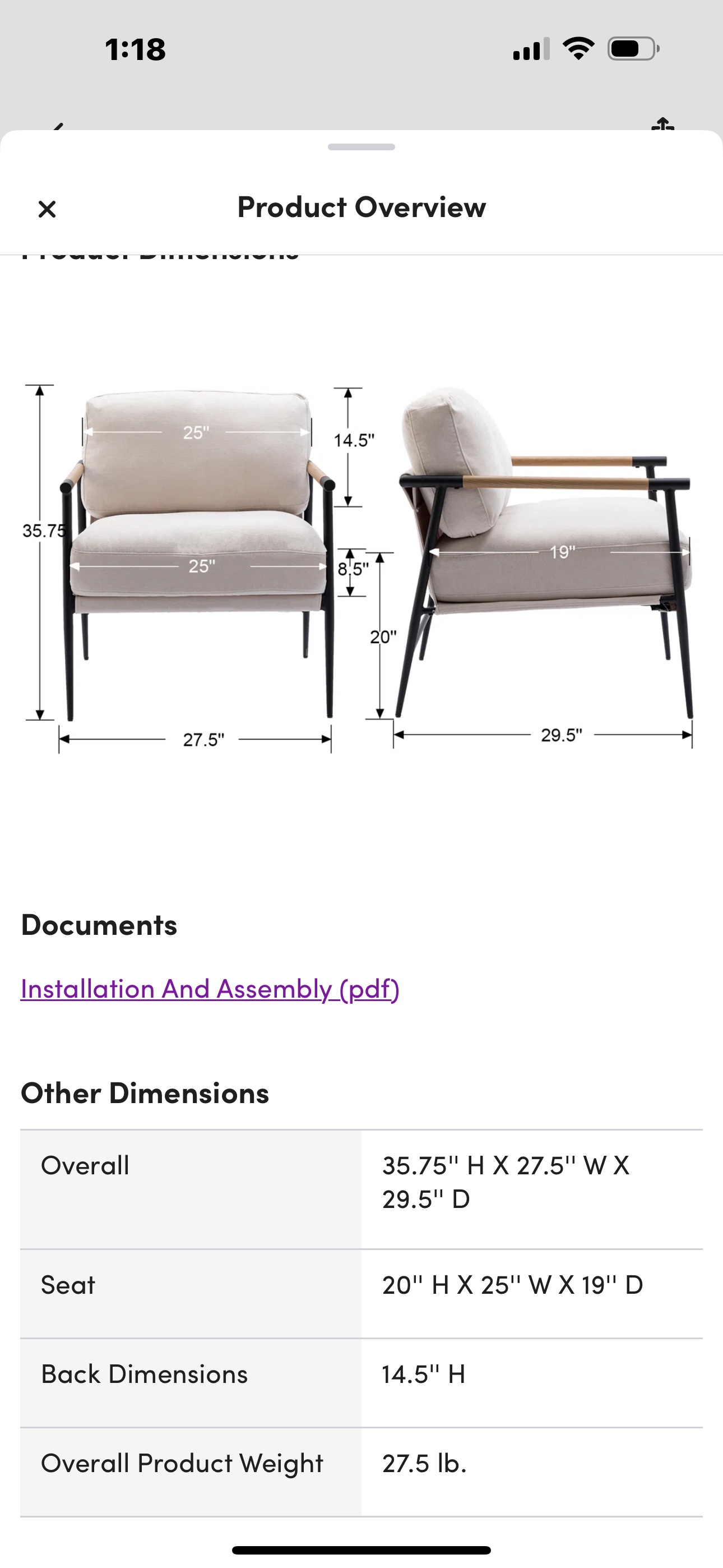 Accent Chair - photo 3