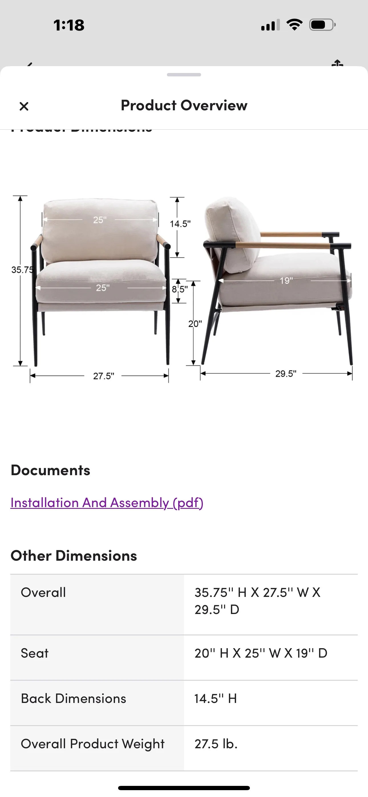 Accent Chair image indicator(3)