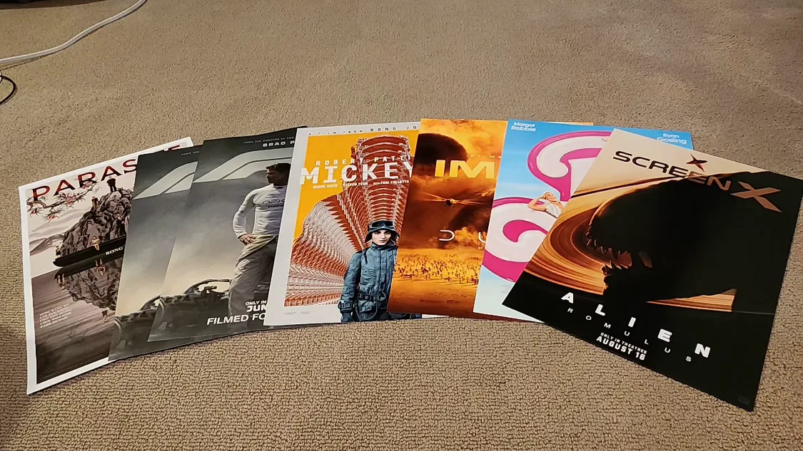 Multi authentic mini movie posters thumbnail