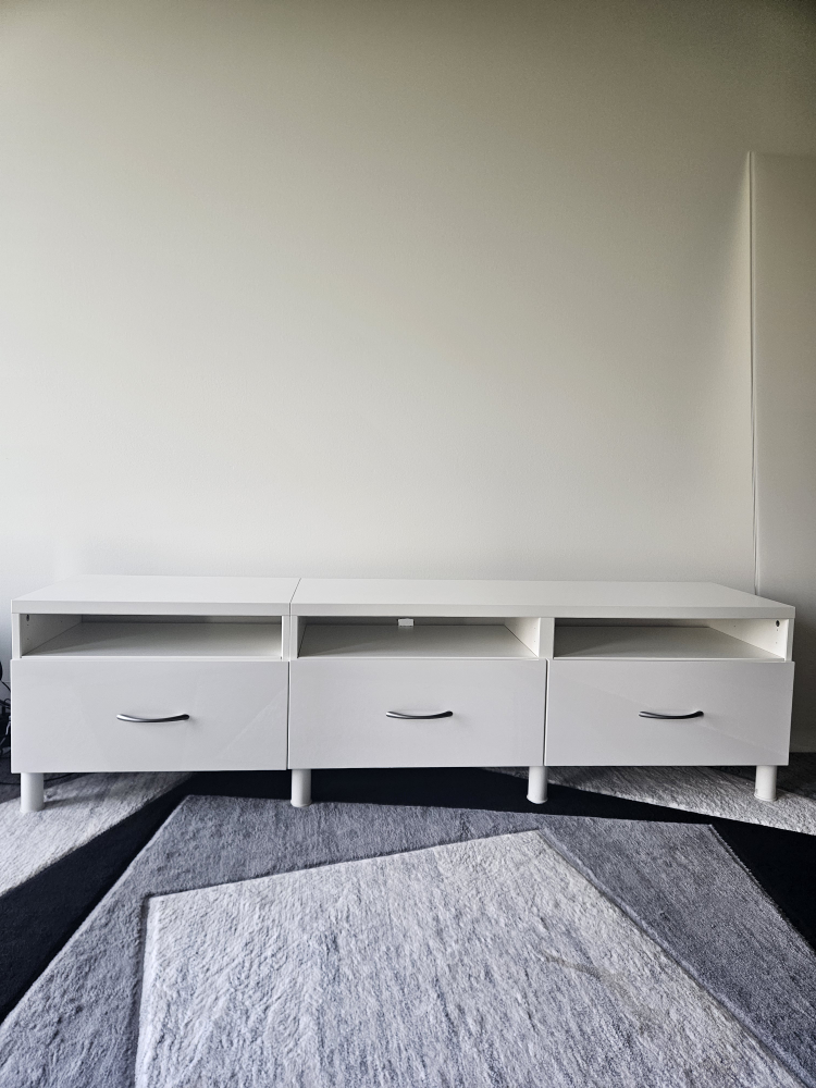 Ikea White TV Stand