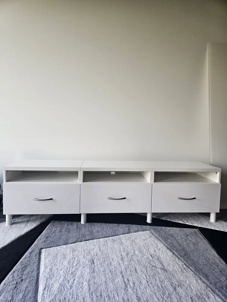 Ikea White TV Stand
