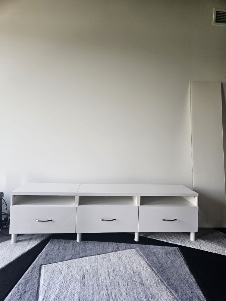 Ikea White TV Stand - photo 4