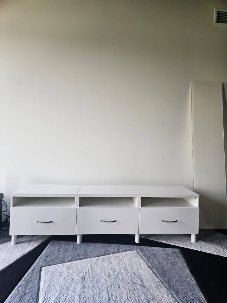 Ikea White TV Stand image indicator(4)