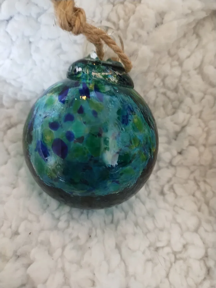 Set of Six hand blown Glass Ornaments image indicator(7)