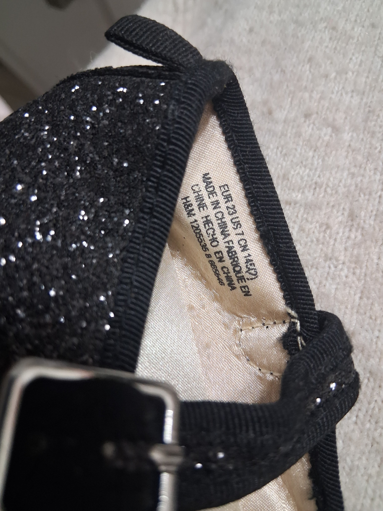 Black Glitter Mary Janes - photo 3