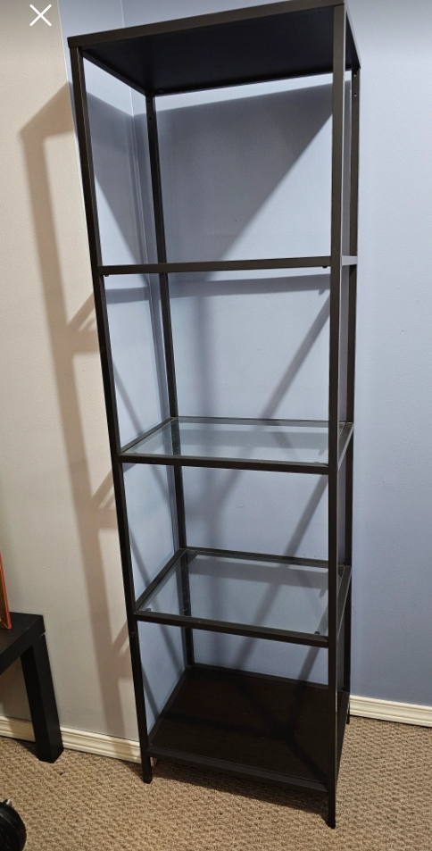 Ikea Shelf with Glass Shelves - photo 2