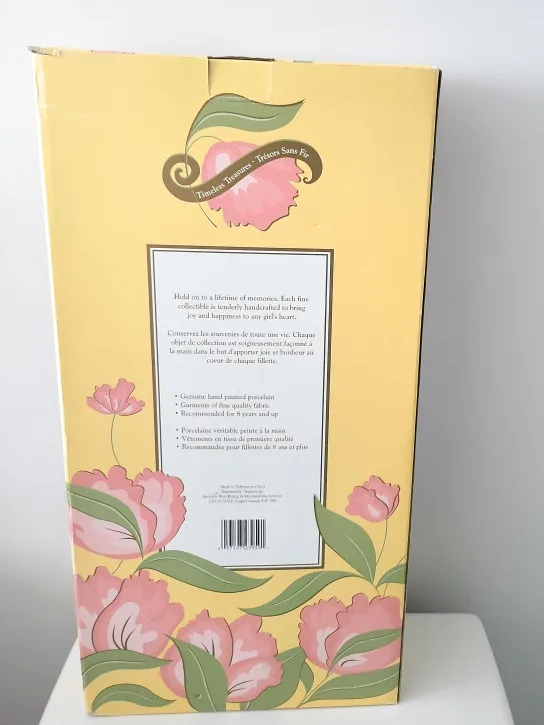 Timeless Treasures 18" Porcelain Doll - New in Box image indicator(4)