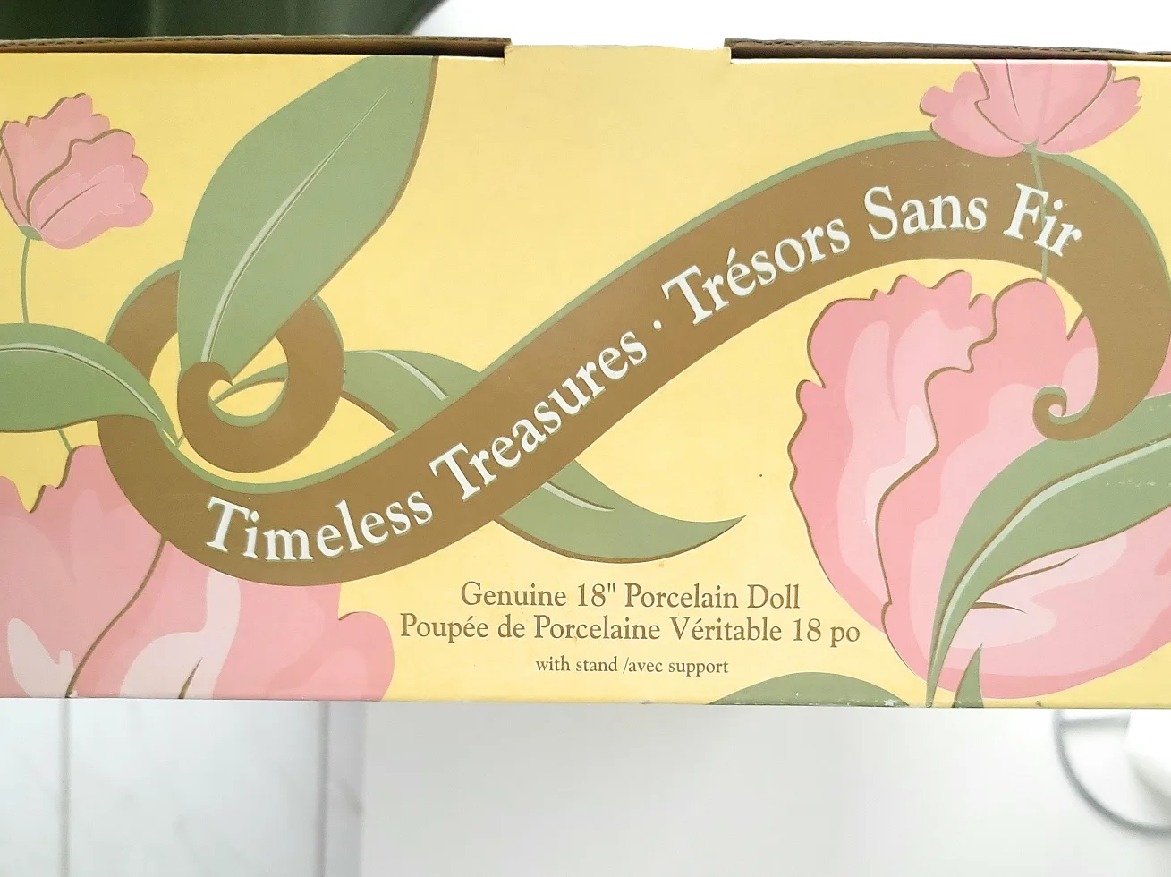 Timeless Treasures 18" Porcelain Doll - New in Box image indicator(5)