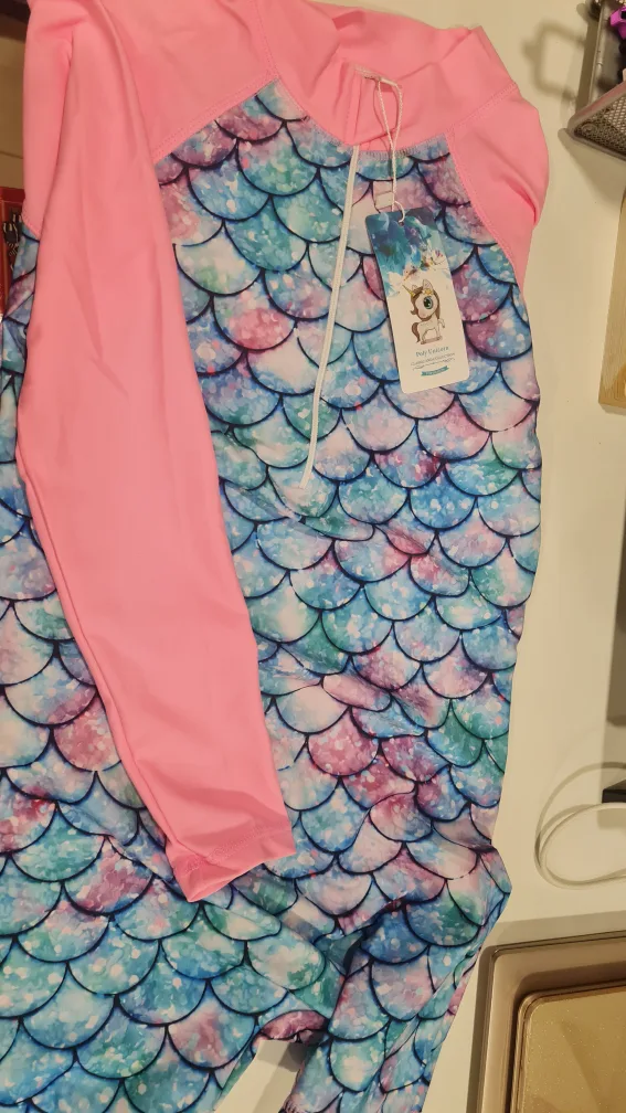 Mermaid Scale Kids Swimsuit 5 image indicator(3)