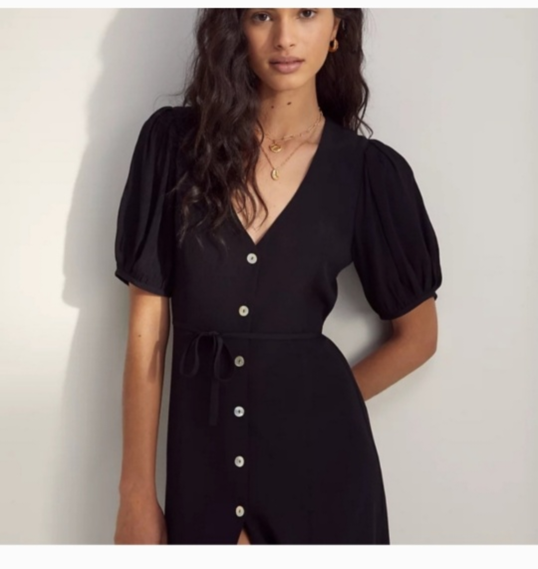 Aritzia Wilfred Free Black Midi Dress - Libretto - photo 2