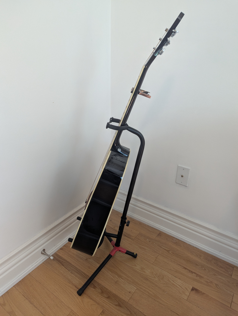Acoustic Guitar with Stand - photo 2