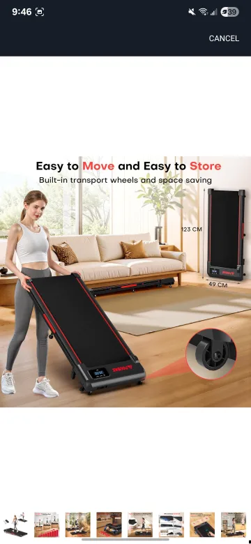 Walking Pad Treadmill - New in Box! image indicator(9)
