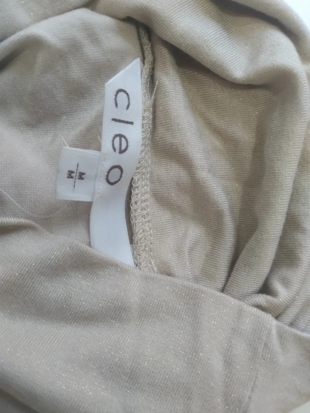 Cleo Beige Long Sleeve Top thumbnail