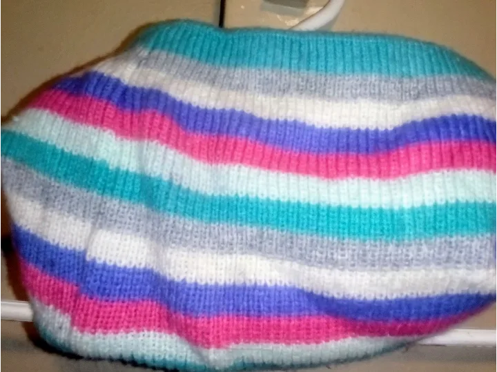 Striped Neck Warmer - Multi-Colour thumbnail